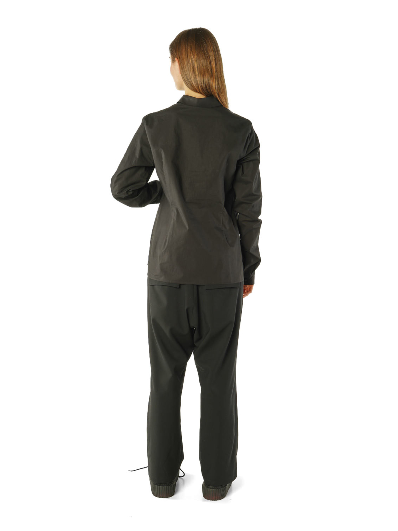 Rundholz - Schmale Poplin Bluse - 2261230406