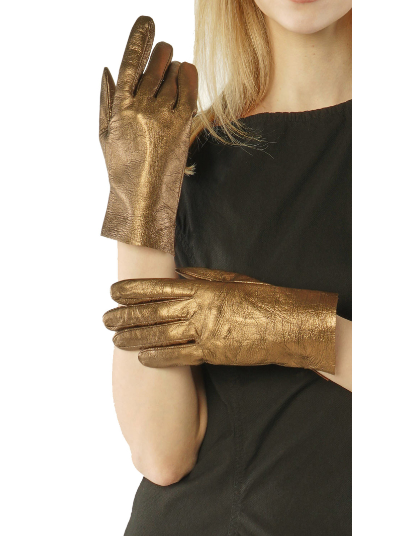 Rundholz - Gants en cuir métallisé - 2261802002