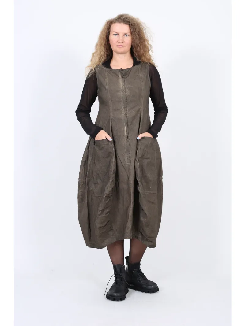 Rundholz DIP - Balloon dress made of stretch twill - 2262120908