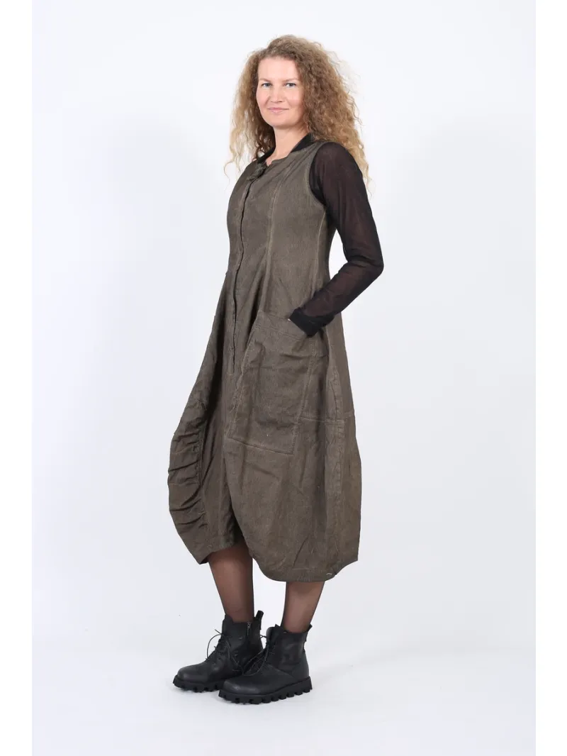 Rundholz DIP - Balloon dress made of stretch twill - 2262120908
