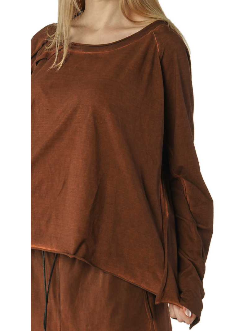 Rundholz DIP - Oversized shirt mit raw cut - 2262560506