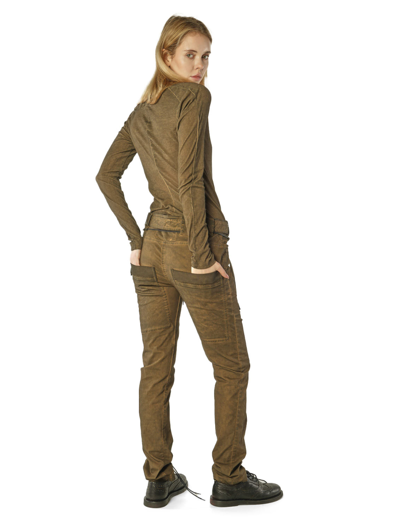 Rundholz DIP - Slim-Hose mit Bindegürtel - 2262600105