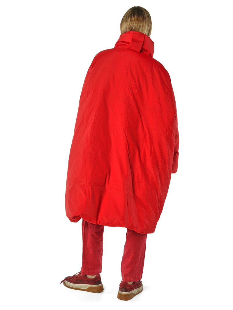 Oversized Daunen-Cocoon-Mantel