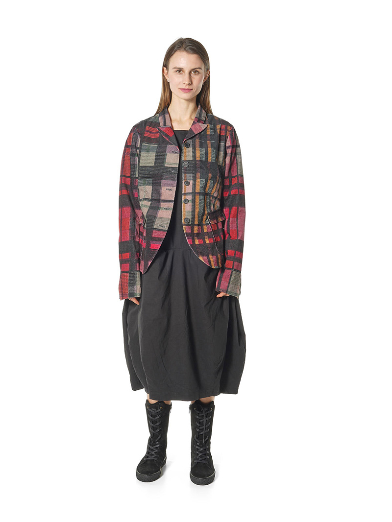 Rundholz Black Label - Karierter Samtblazer - 2263231101