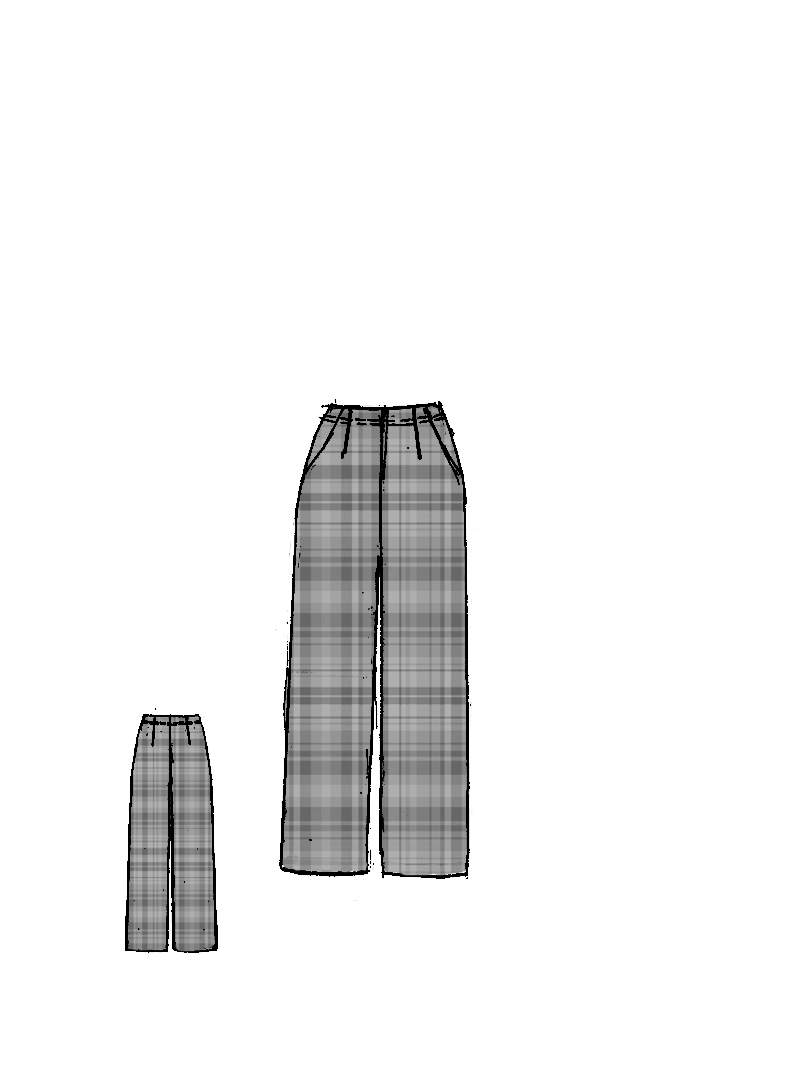 Rundholz Black Label - Gerade weite Woll mix Hose - 2263280104