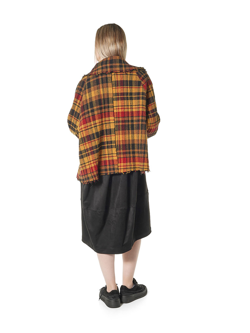 Rundholz Black Label - Boxy Wollblazer mit Karo - 2263281102