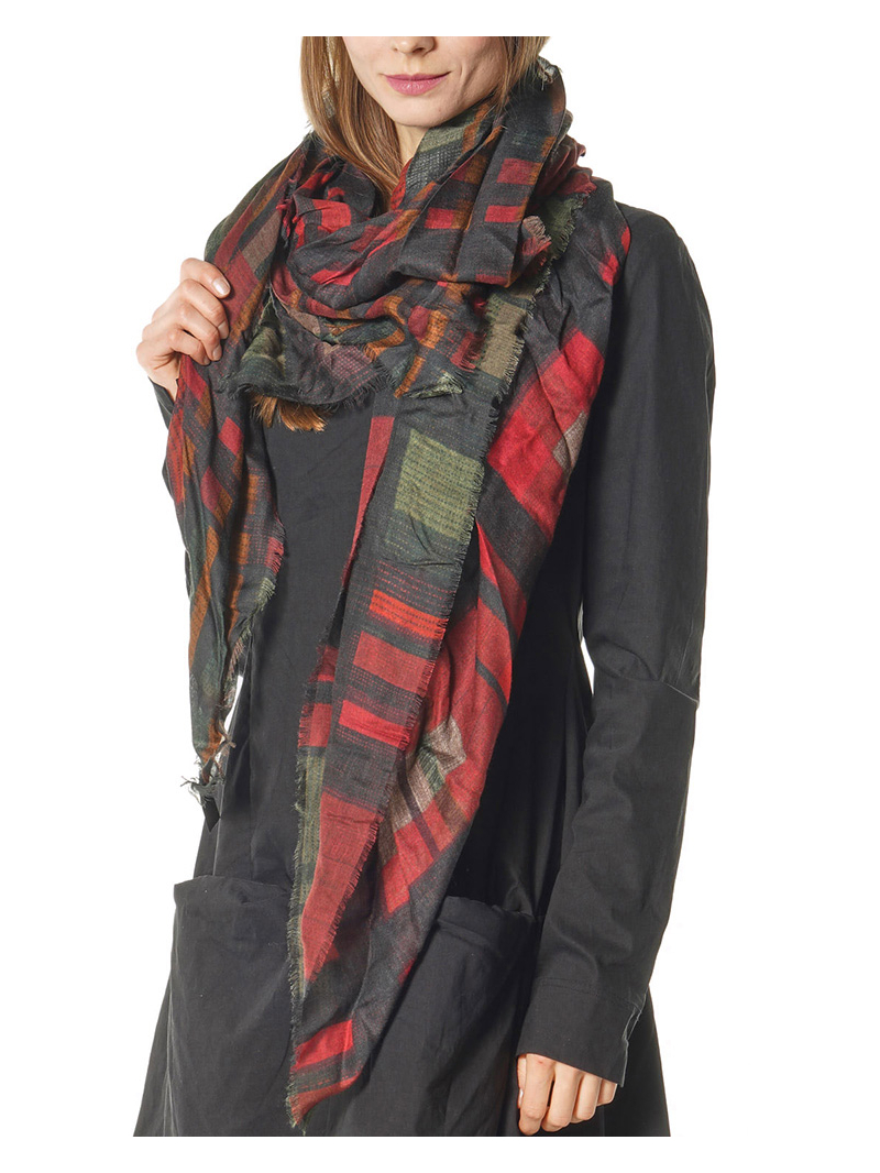Rundholz Black Label - Écharpe en modal à carreaux - 2263361404