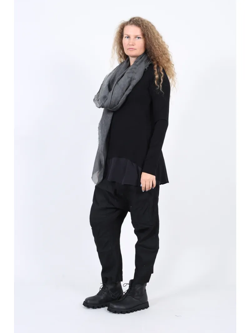 Rundholz Black Label - Туника-рубашка с сетчатым краем - 2263510501