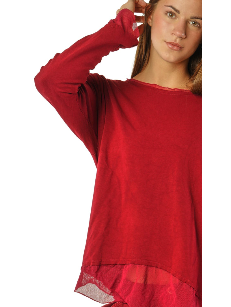 Rundholz Black Label - Chemise oversize avec maille - 2263510502
