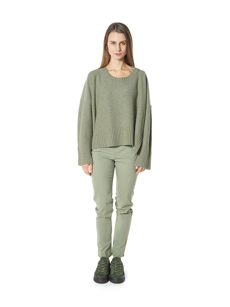 Rundholz Black Label - Kurzer Woll Strick Pullover - 2263620703