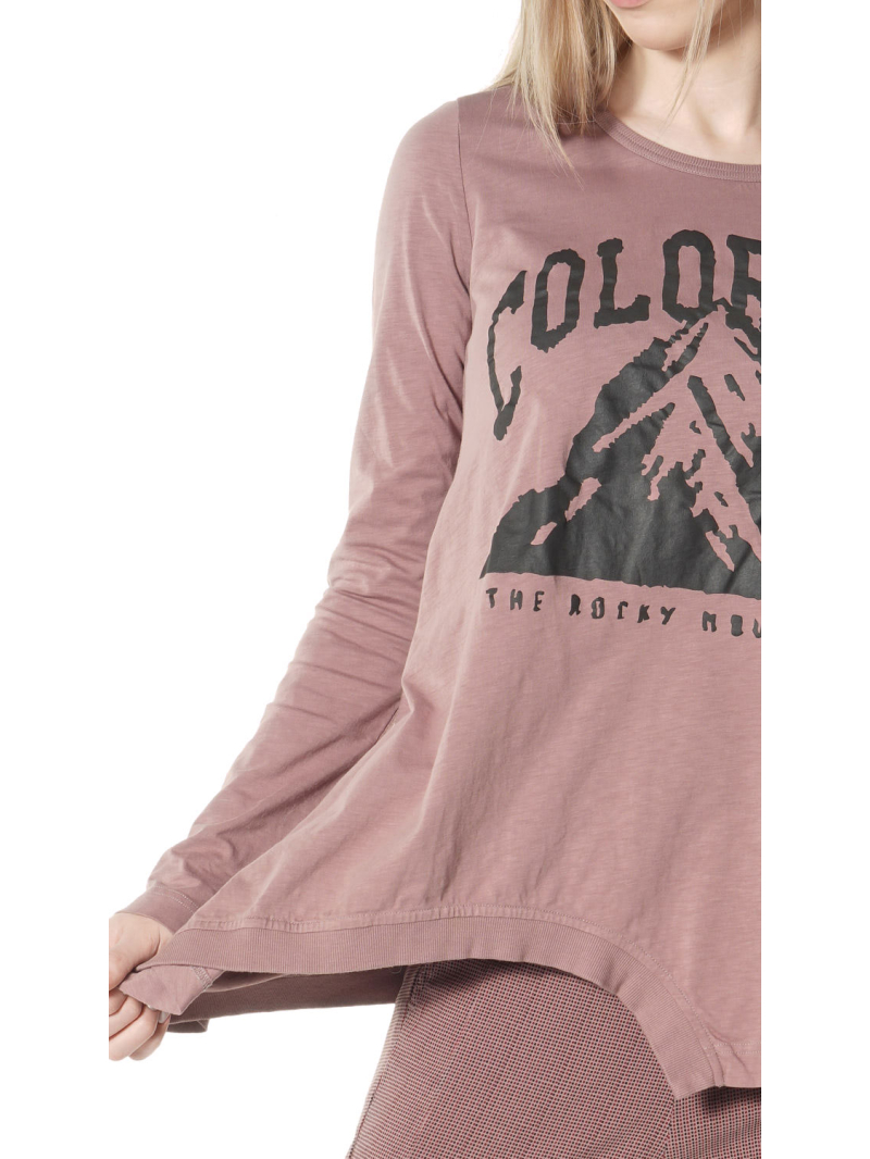Rundholz Black Label - Jersey flammé avec ourlet asymétrique - 2263640512