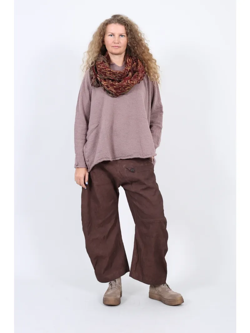 Rundholz Black Label - Oversized A-line wool sweater - 2263890702