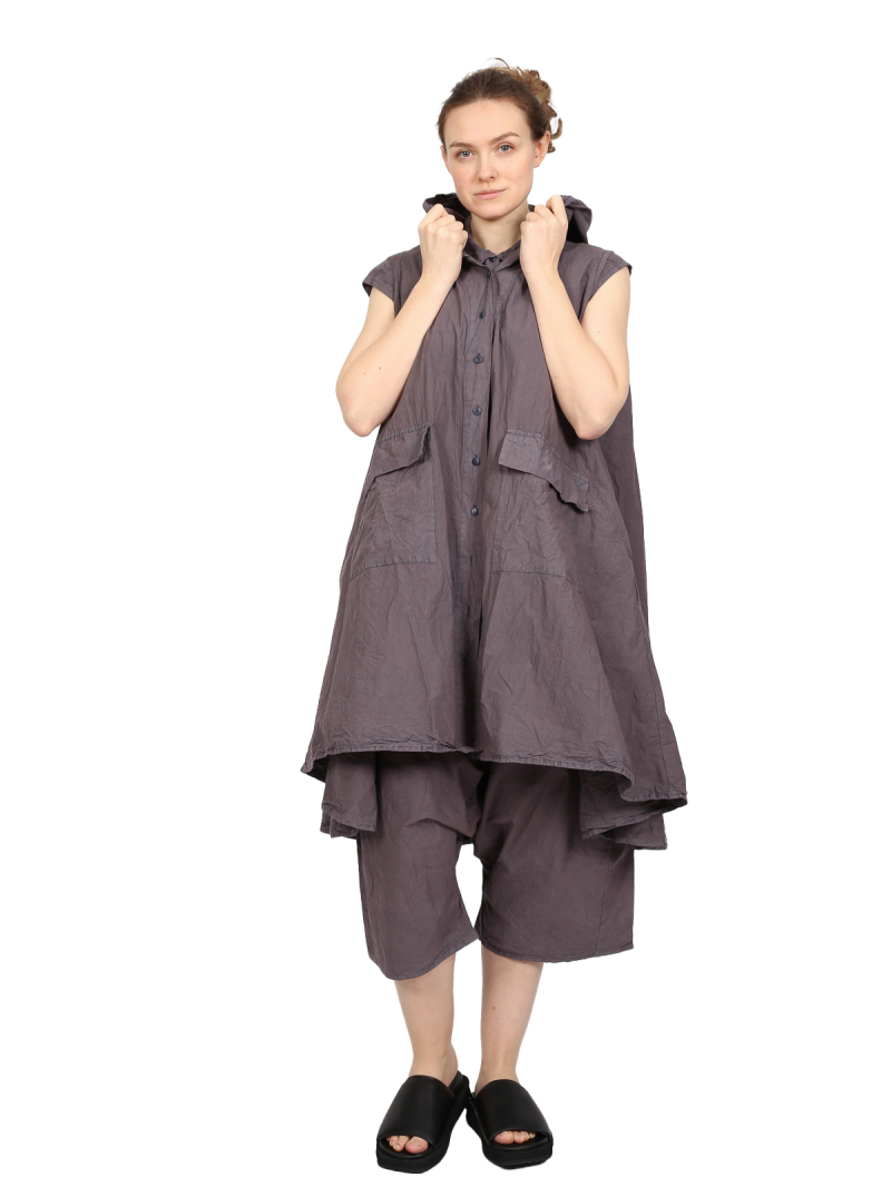 Privatsachen - Weste Verödense - Geräuschebaumwolle - Kaviar - 251062