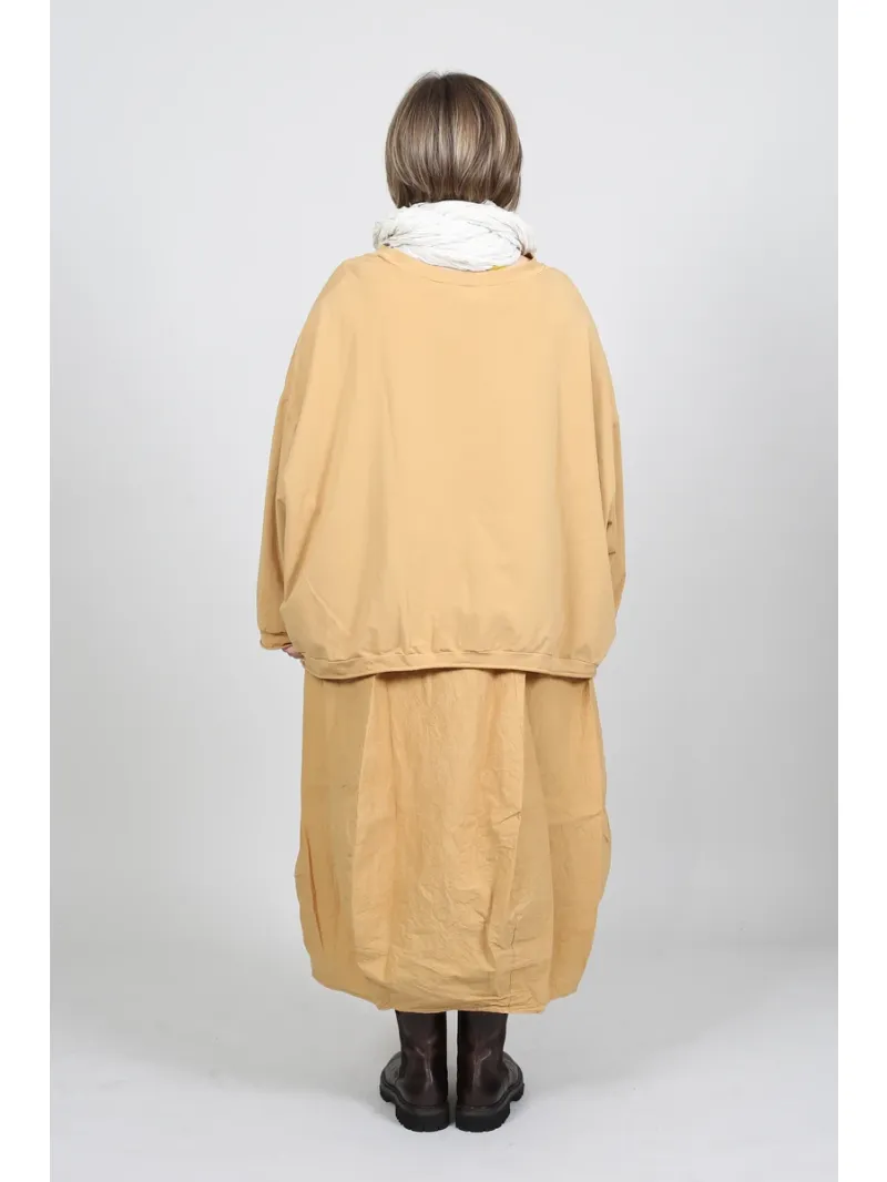 Privatsachen - Rock Seligeh - Geräuschebaumwolle - Choco - 232023