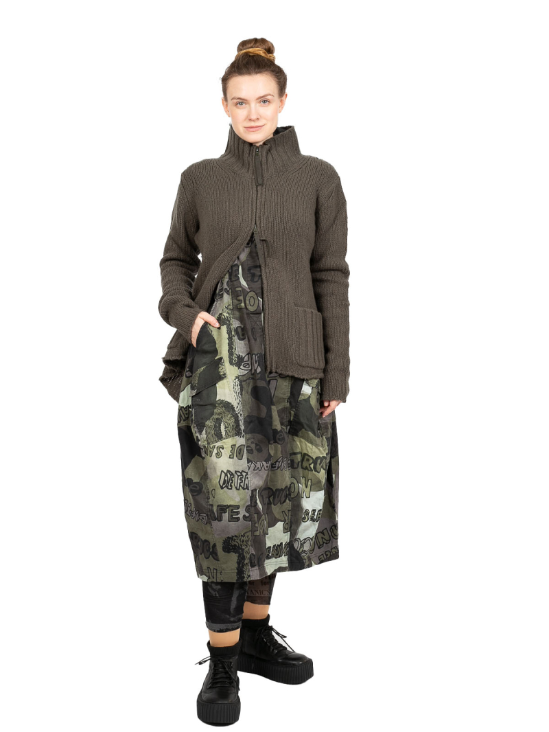 Rundholz Black Label - Платье-баллон с принтом 