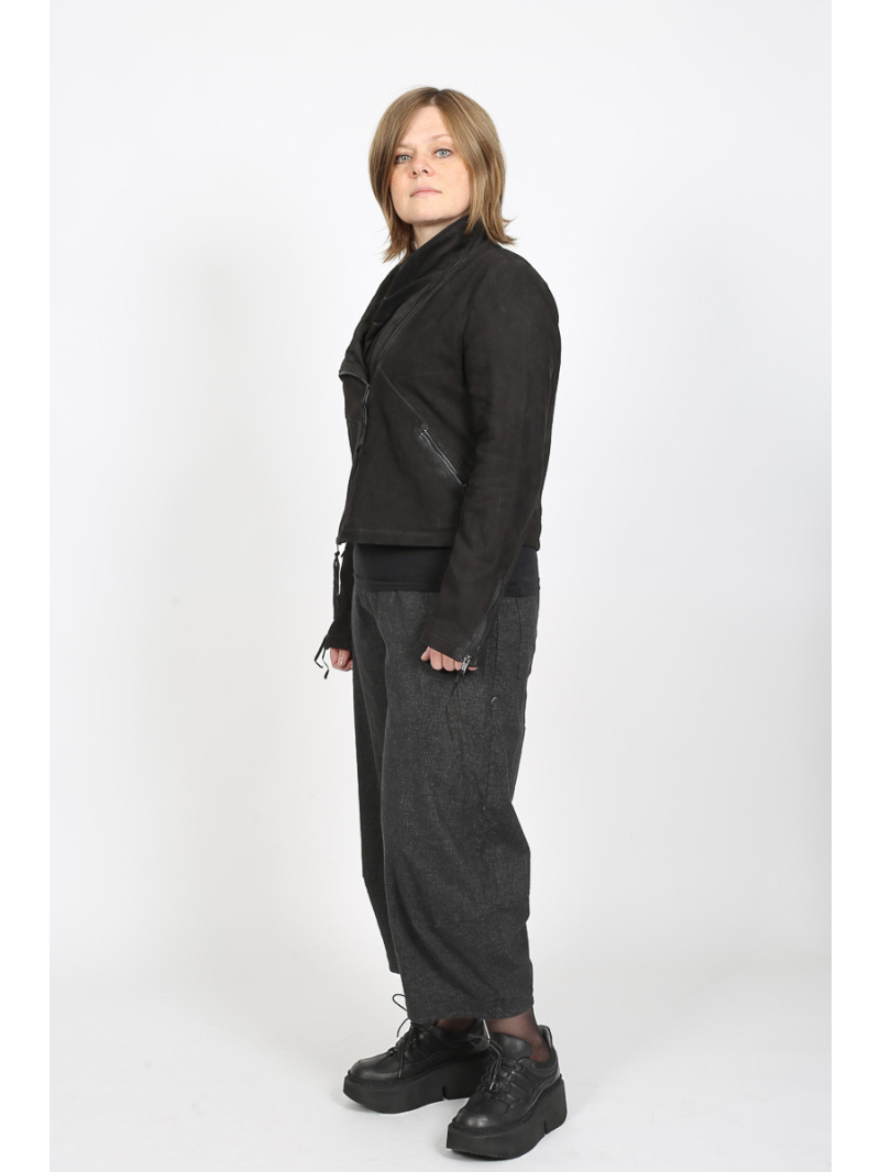 Black by k&m - Jacke aus Leder- we get to know each other - B41.252.41.04