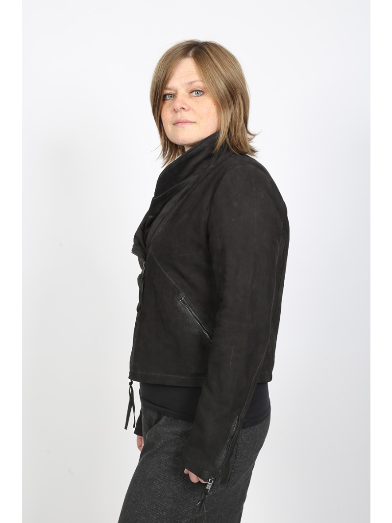 Black by k&m - Jacke aus Leder- we get to know each other - B41.252.41.04