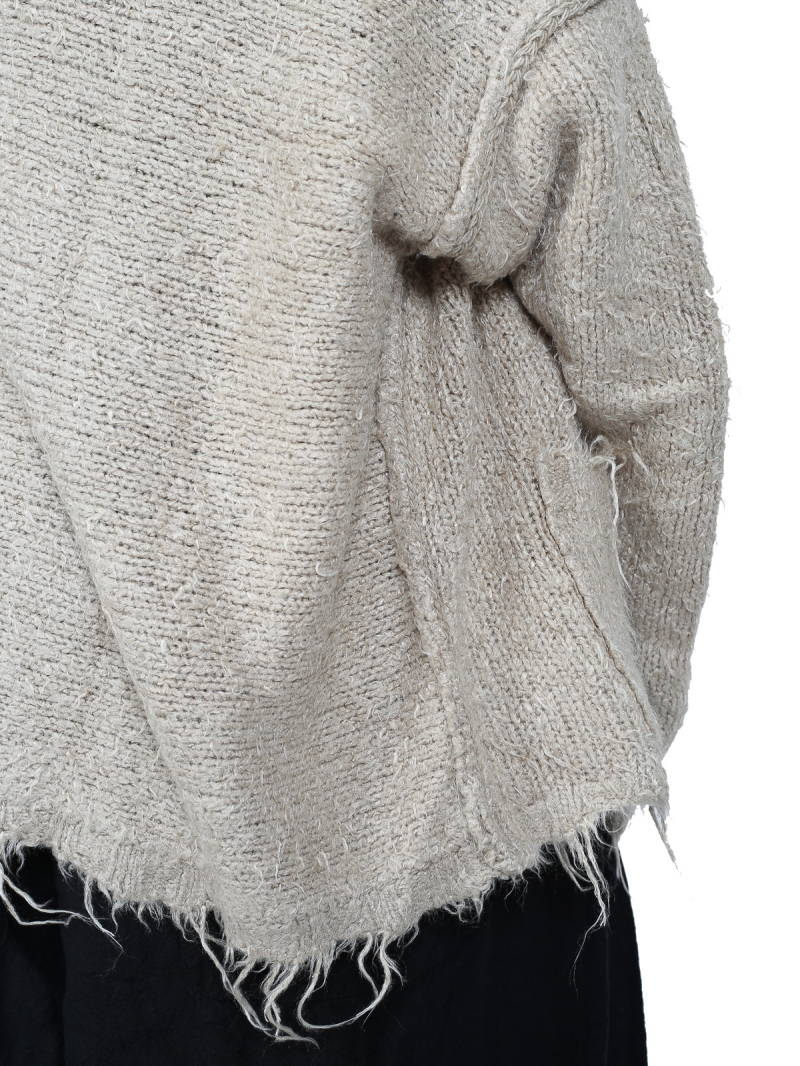 Rundholz - Weite tussah seiden strickjacke - 1251657106