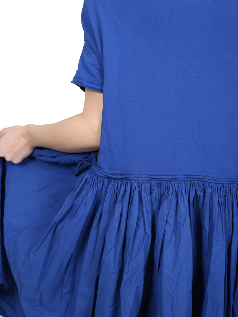 Rundholz DIP - Ausgestelltes thin french terry kleid - 1252280908