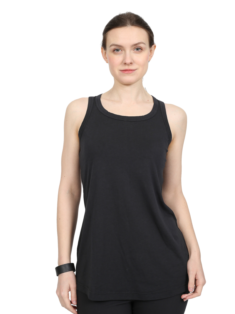 Rundholz Black Label - hip-length jersey top with round neckline - 1253260812