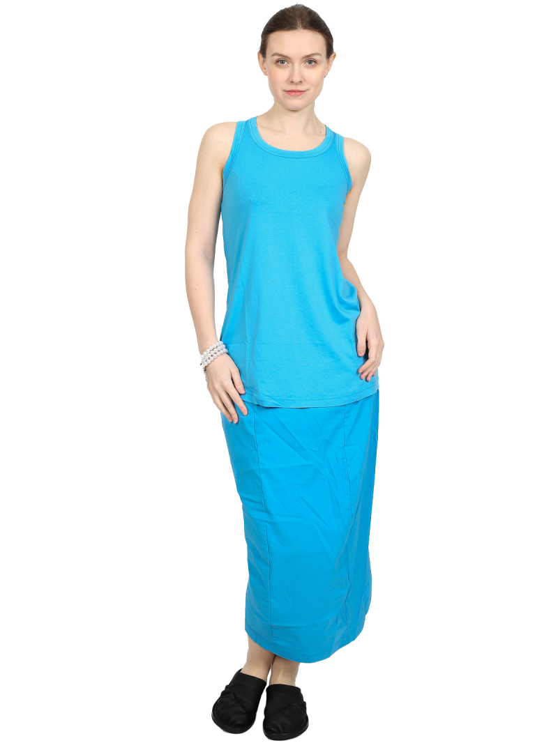 Rundholz Black Label - hip-length jersey top with round neckline - 1253260812