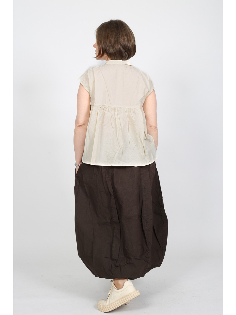 Privatsachen - Rock Seligeh - Geräuschebaumwolle - Choco - 232023