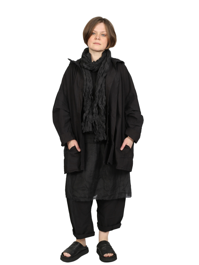 Privatsachen - Jacke Damehr - Geräuschebaumwolle - Kaviar - 242068