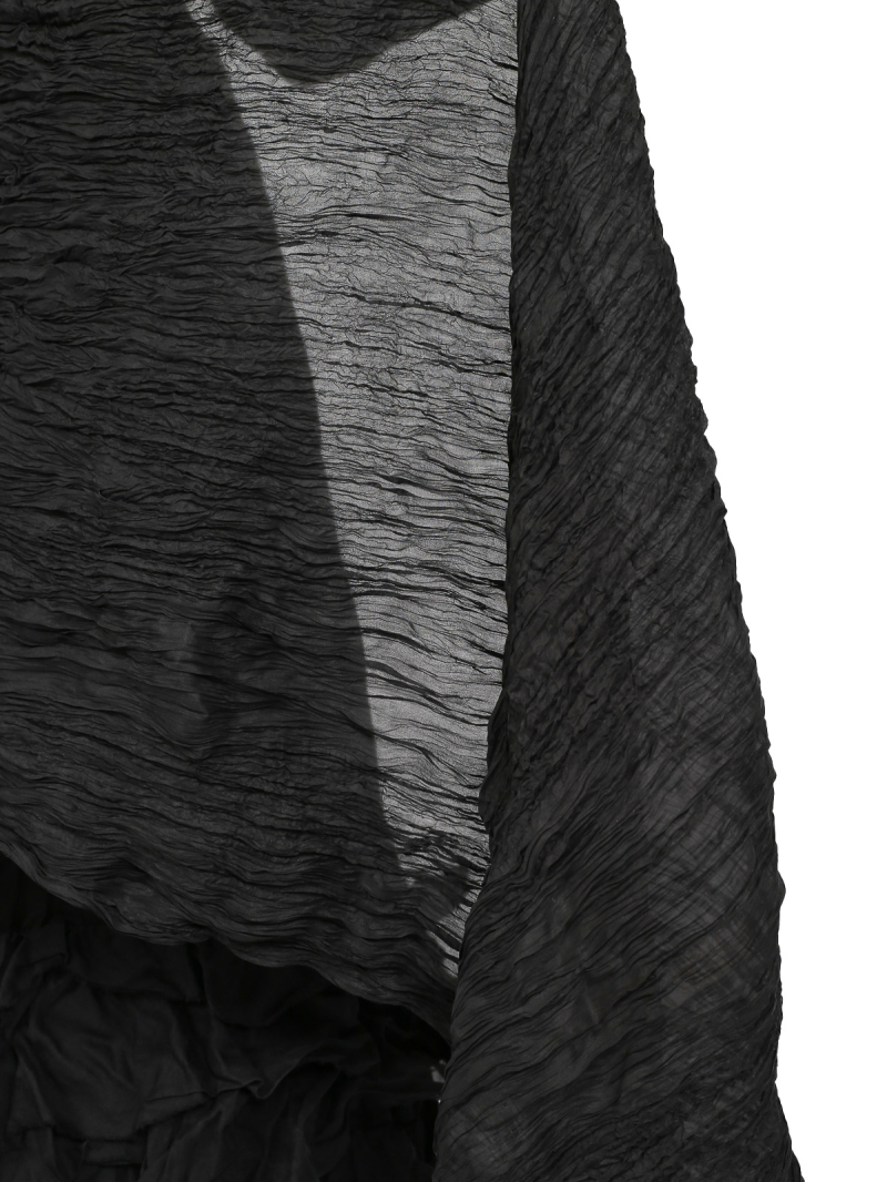 Privatsachen - Schal Riesencrash - Wäscheseide - Kaviar - 71123