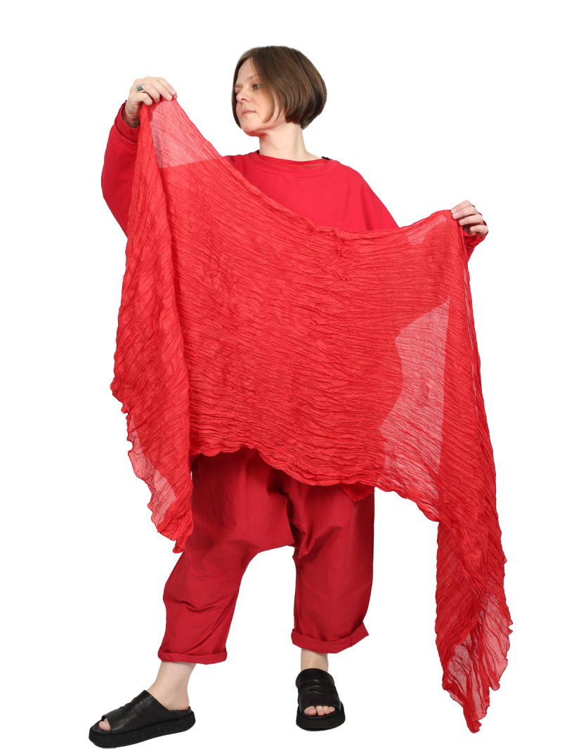 Privatsachen - Schal Riesencrash - Wäscheseide - Pepper - 71123