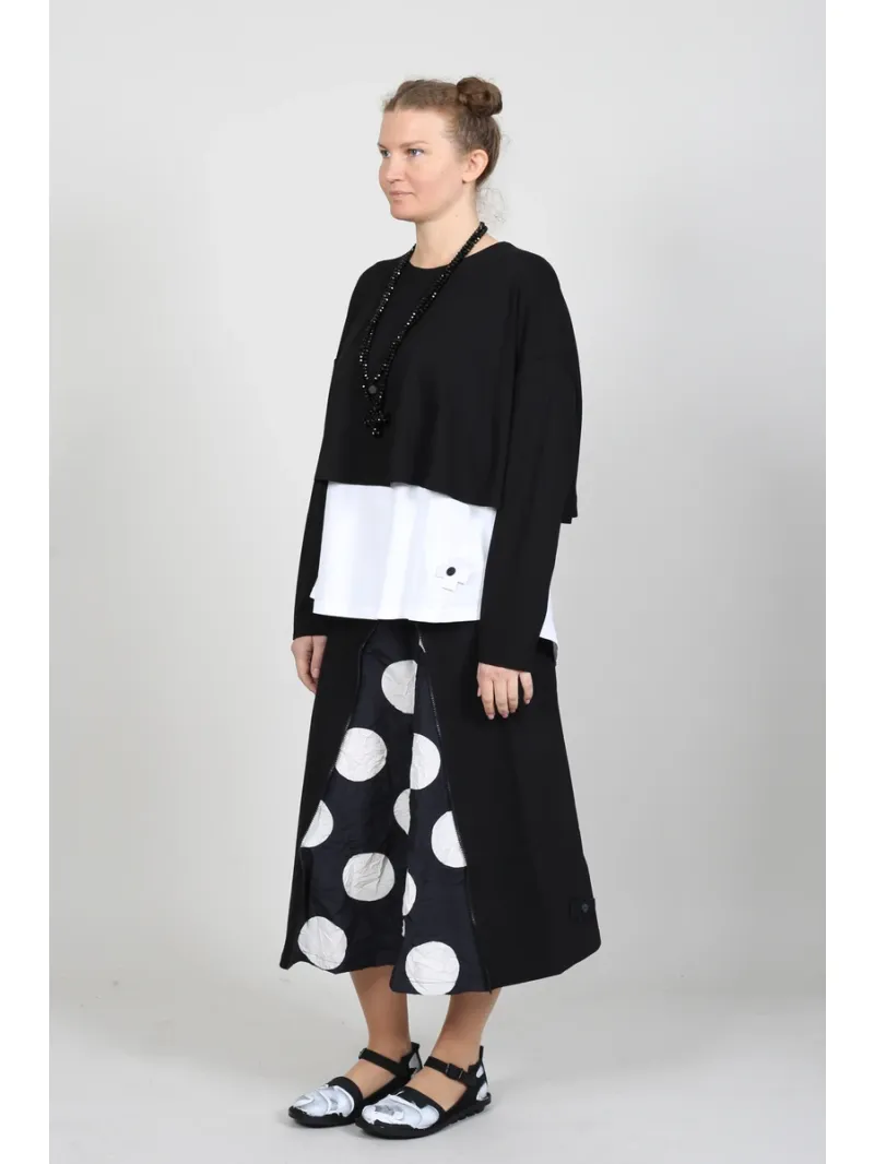 Pluslavie (plü) - Pencil plissee skirt - 3040