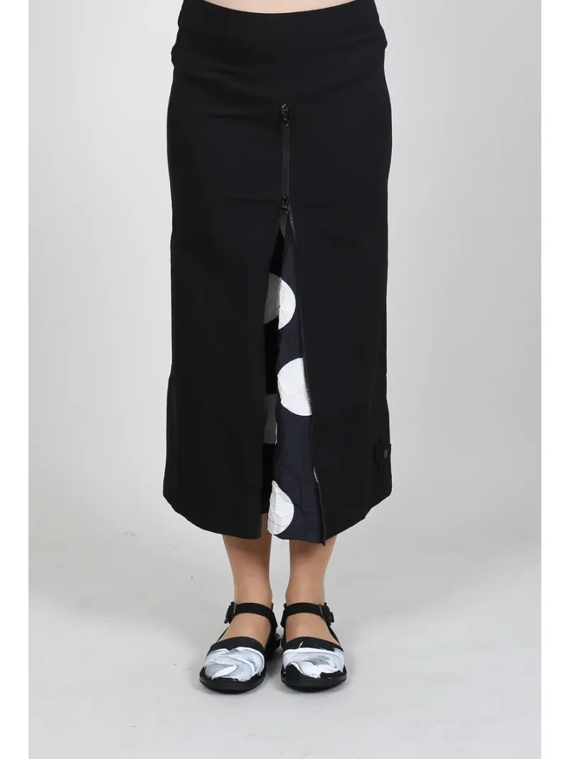 Pluslavie (plü) - Pencil plissee skirt - 3040