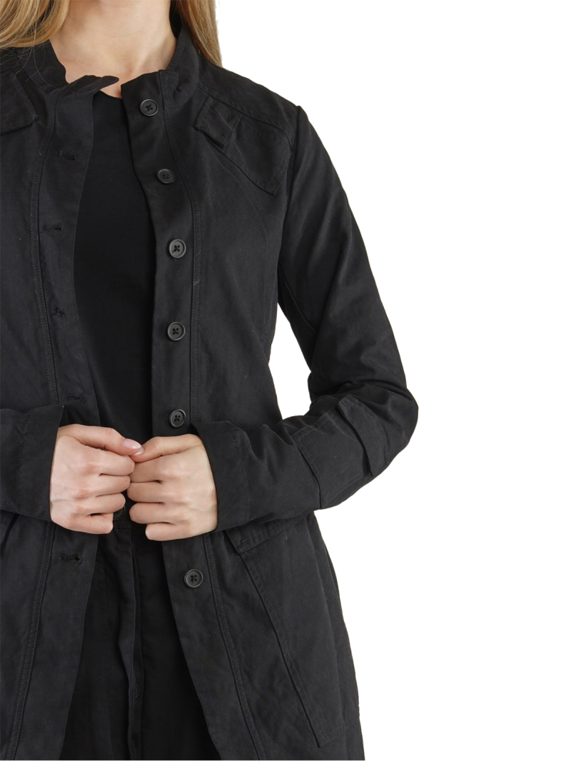 Rundholz Black Label - Coat frock coat with decorative small flap pockets Black - 2243301205