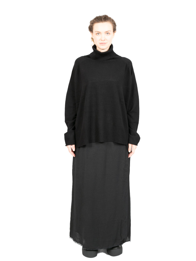 Rundholz Black Label - Джемпер из шерстяного микса с воротником-водолазкой черного цвета - 2243450706