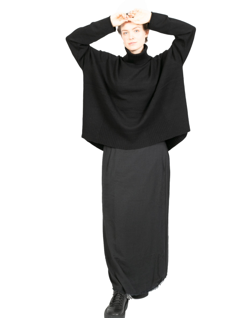 Rundholz Black Label - Джемпер из шерстяного микса с воротником-водолазкой черного цвета - 2243450706