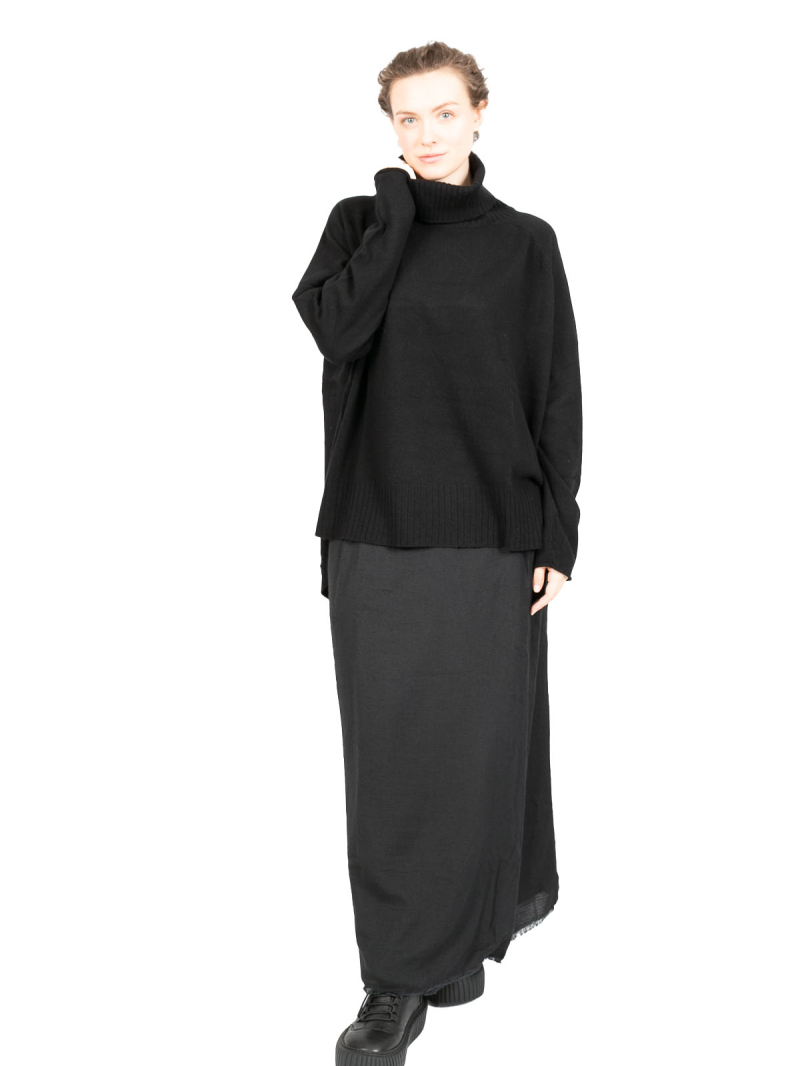 Rundholz Black Label - Джемпер из шерстяного микса с воротником-водолазкой черного цвета - 2243450706