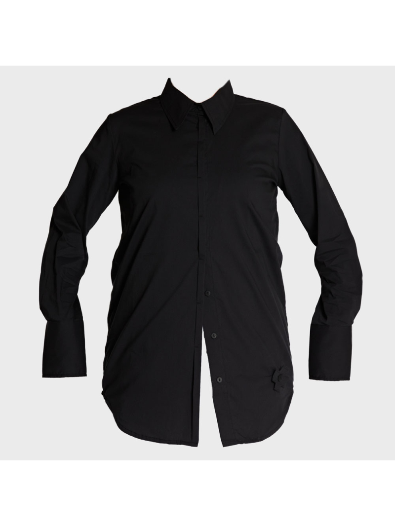 Pluslavie (Plü) - Longbluse mit Hemdsaum - 4033