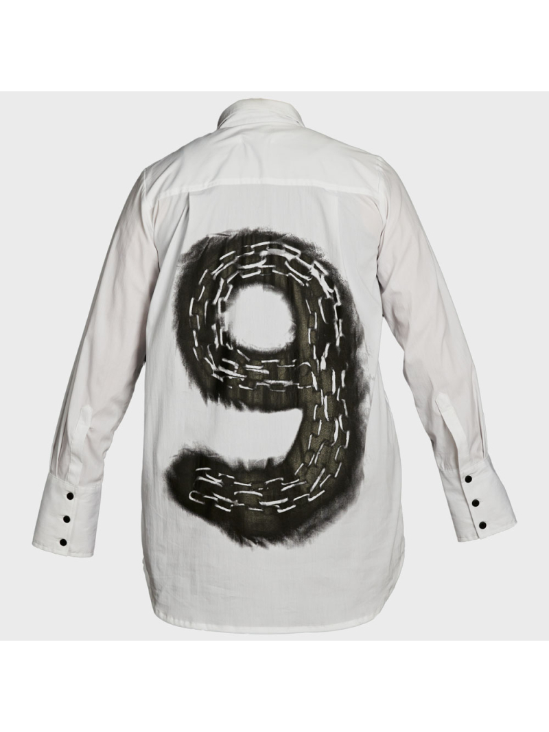 Pluslavie (Plü) - Longbluse mit Hemdsaum - 4033