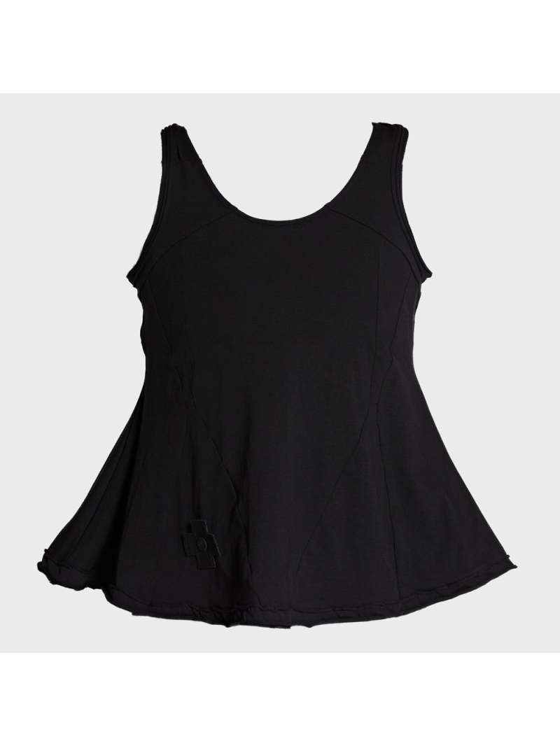 Pluslavie (Plü) - Ärmelloses Peplum-Top - 5089