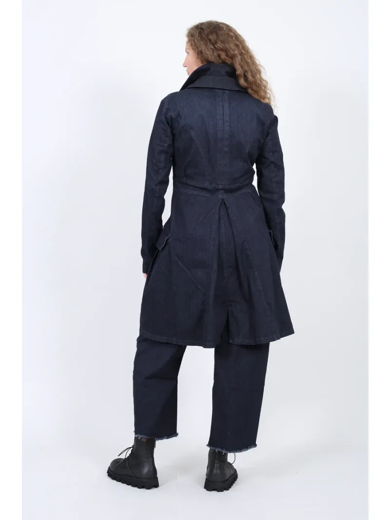 Pluslavie (Plü) - Denim jacket in midi look - 8066