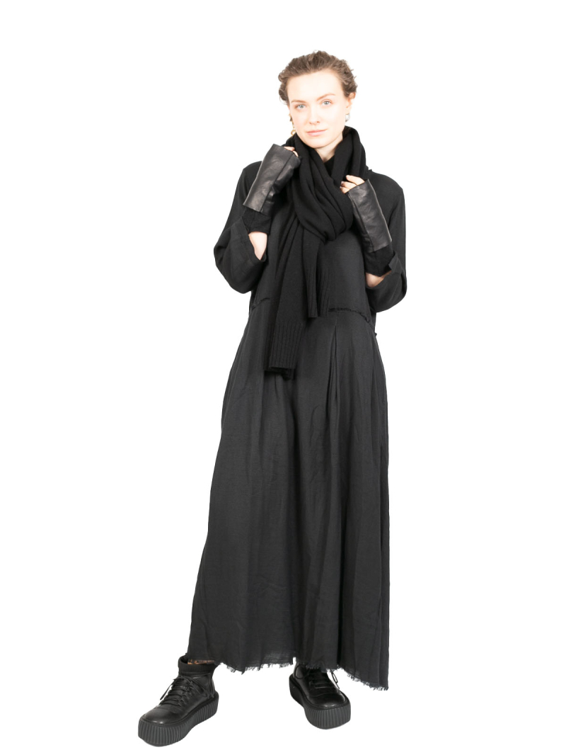 Rundholz - Перчатки из кожи и кашемира 2 шт. черные - 2241802003