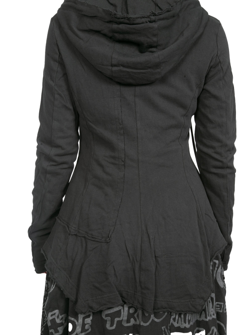 Rundholz Black Label - Taillierte Sweatjacke mit Kapuze black - 2243291127