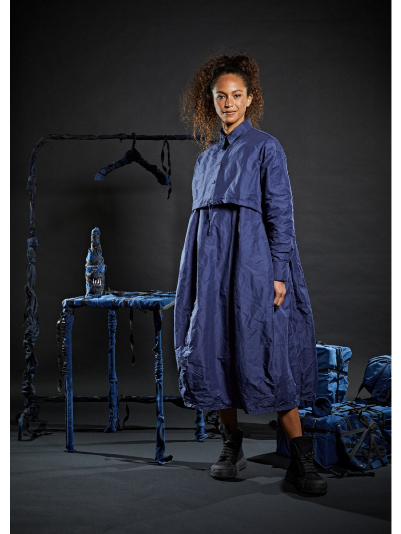 Pluslavie (Plü) - Robe en taffetas avec silhouette ballon - 1165