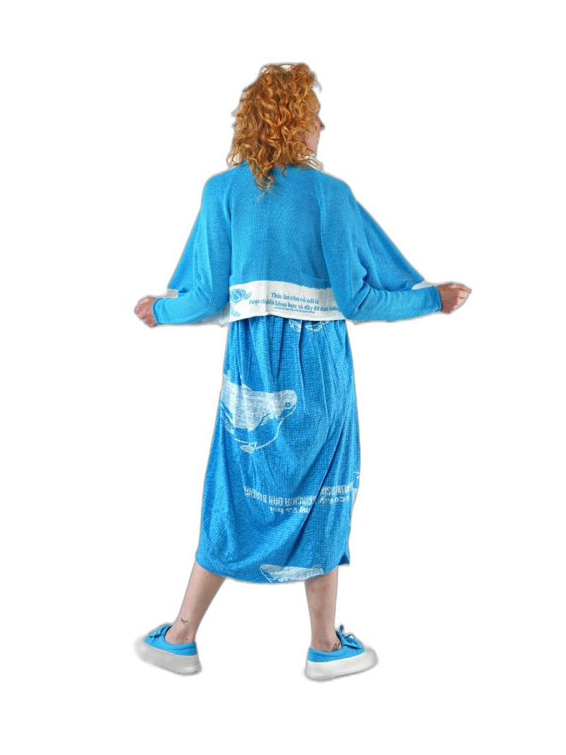 Rundholz Black Label - Knielanges slubjersey kleid mit kräuselpartie - 1253640907