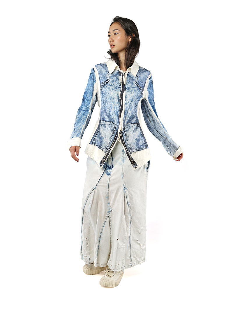 Rundholz DIP - Schmale baumwoll stretch jacke - 1252111105