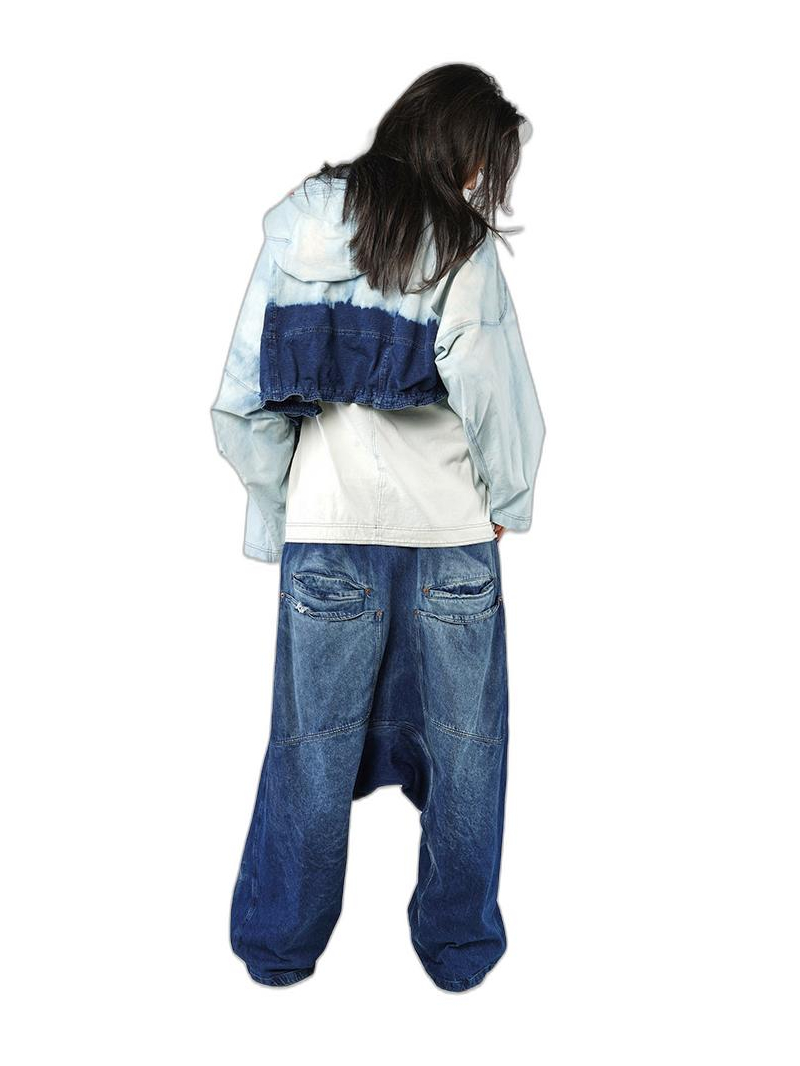 Rundholz DIP - Baggy denim hose - 1252030111