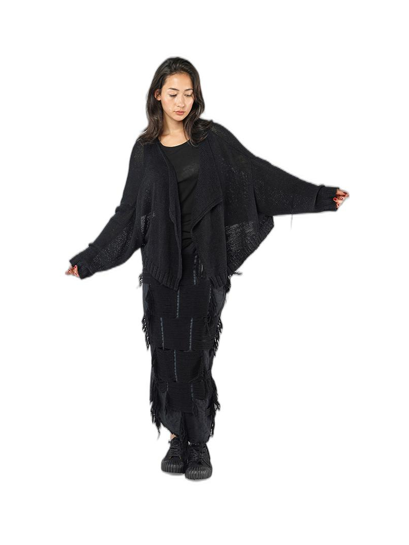 Rundholz DIP - Kurze leinen strickjacke - 1252447104