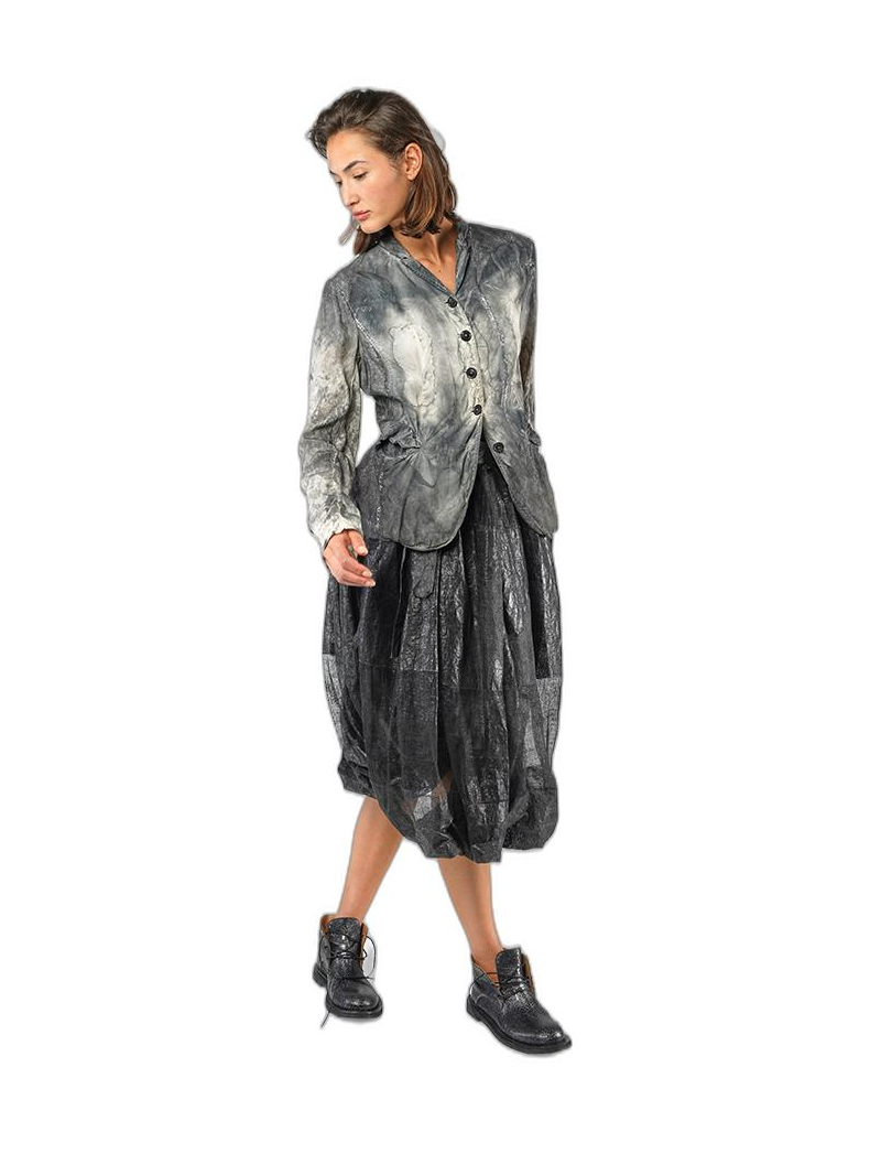 Rundholz - Balloon-shaped mesh wrap skirt - 1251050316