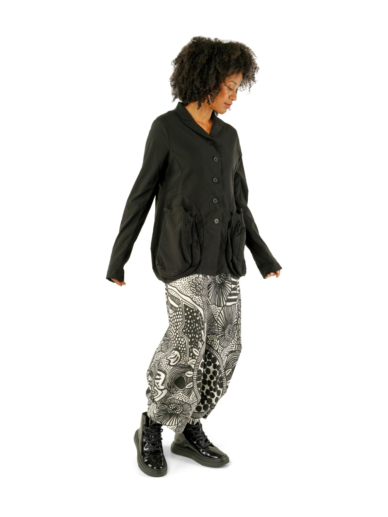 Rundholz Black Label - Taillierte Techno Stretch Jacke - 1263441131