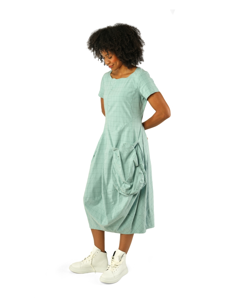 Rundholz Black Label - Bananenförmiges Techno Stretch Kleid - 1263440910