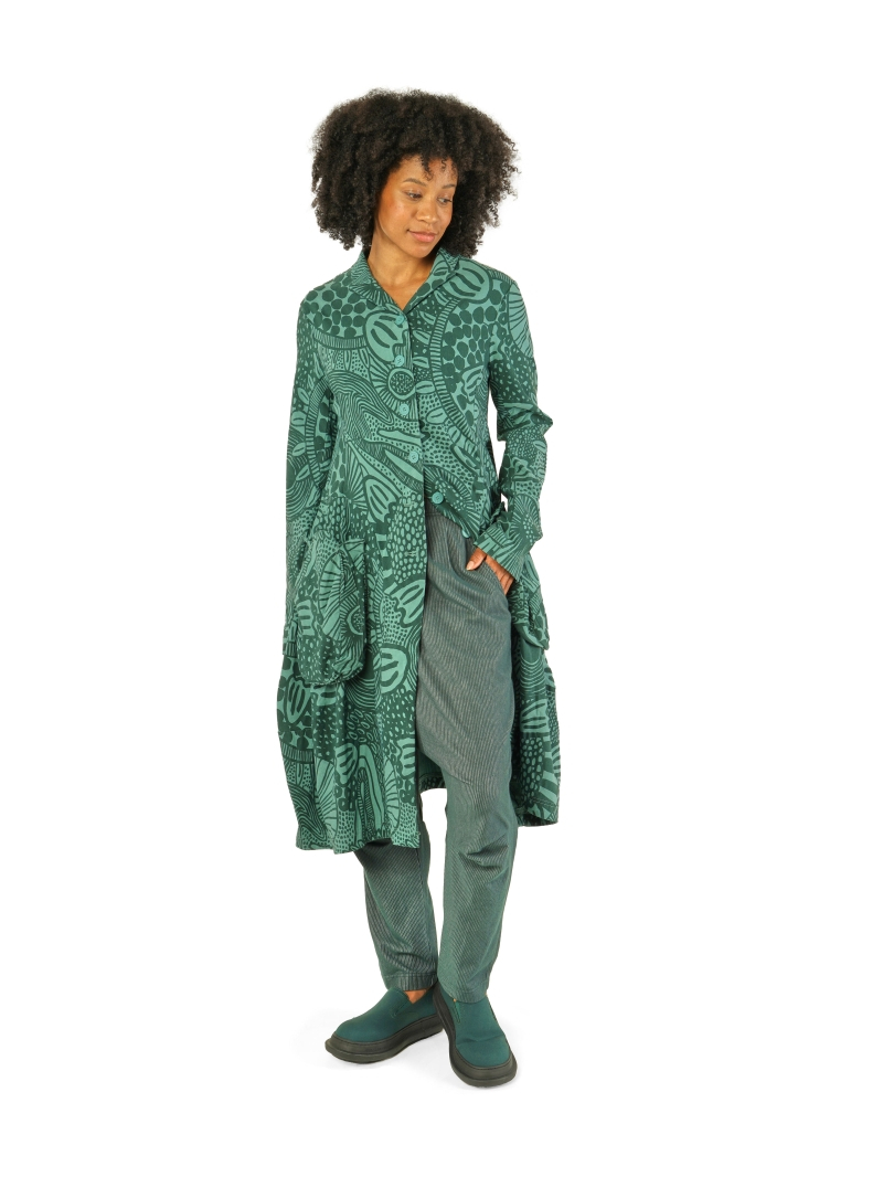 Rundholz Black Label - Ausgestellter Techno Stretch Mantel - 1263441217